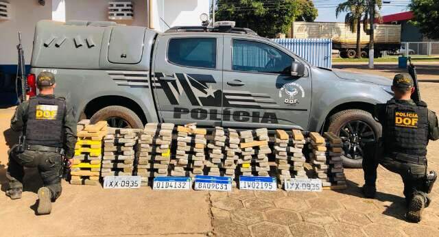 Casal &eacute; preso com R$ 470 mil em maconha a caminho do Paran&aacute; 