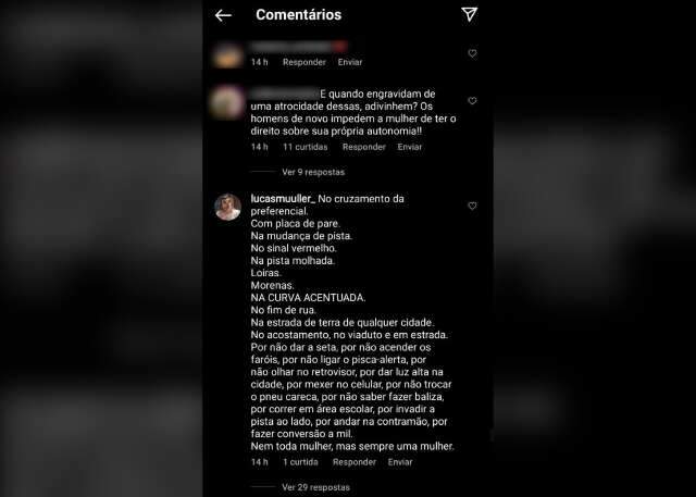 Acad&ecirc;mico de Medicina de MS compara tr&acirc;nsito a estupro e causa revolta nas redes