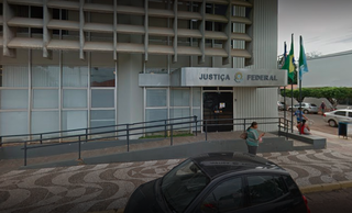 Fachada da Justiça Federal em Coxim (Foto: reprodução / Google Street View) 