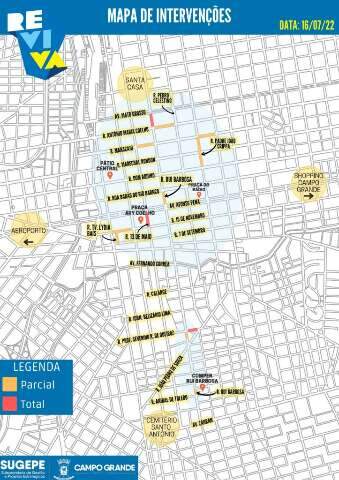 Obras de recapeamento interditam ruas na regi&atilde;o central da Capital; confira