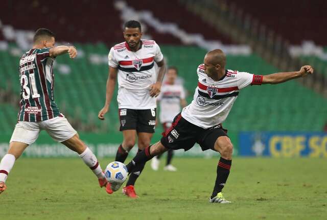 S&atilde;o Paulo e Fluminense fazem bom jogo no Morumbi, mas terminam em 2 a 2