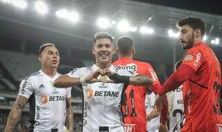 Zaracho fez gol do jogo que garantiu vitória. (Foto: Pedro Souza/Atlético-MG)
