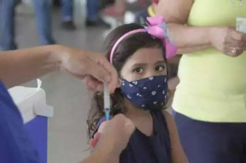 Vacinação em crianças de 3 a 5 anos começa nesta terça-feira em Campo Grande