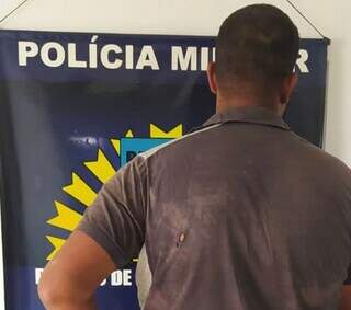 Caminhoneiro que atropelou e matou menino hoje em Rio Brilhante (Foto: Direto das Ruas)