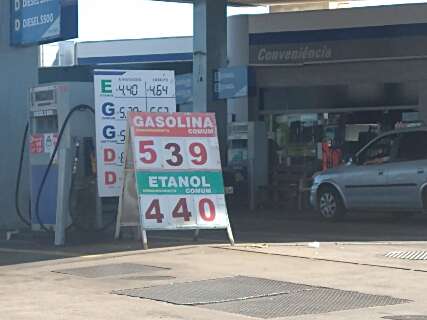 Nova alteração pode deixar gasolina em média R$ 0,14 mais barata em MS