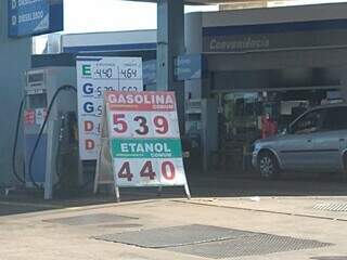 Se considerar o valor de R$ 5,39, encontrado no dia 11 de julho, gasolina pode chegar a R$ 5,25(Foto: Cleber Gellio)