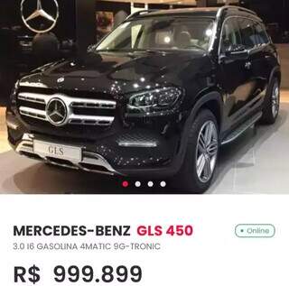 Anúncio de Mercedes vendido em loja de Campo Grande (Foto: Webmotors/Divulgação)