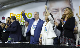 Ciro Gomes durante convenção nacional do PDT. (Foto: Divulgação)