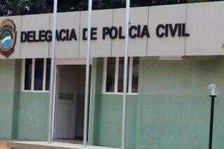 Delegacia de Polícia Civil de Vicentina, onde o caso será apurado. (Foto: Divulgação)