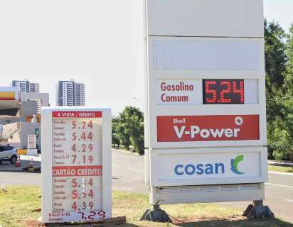 A R$ 5,24, gasolina tem o menor valor desde março de 2021 na Capital