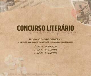 Premiação para as melhores poesias da 34ª Noite da Poesia. (Foto: Divulgação/UBE).