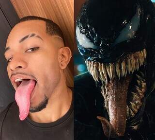 Alguns seguidores o comparam com o personagem Venom.