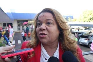 Pré-candidata ao Governo de MS pelo Partido dos Trabalhadores, advogada Giselle Marques (Foto: Paulo Francis)
