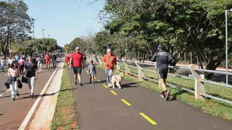 Obra de R$ 20 milhões, parque empolga “veteranos” com lazer, academia e ciclovia