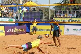 Rally da final masculina disputada no Parque das Nações Indígenas (Foto: Henrique Kawaminami)