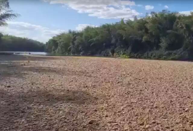 Com temperaturas altas, rios de MS est&atilde;o em n&iacute;vel abaixo do m&iacute;nimo