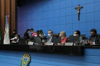 Plenário da Assembleia Legislativa do Estado de Mato Grosso do Sul durante sessão. (Foto: Arquivo)