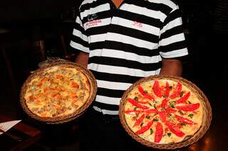 Pizzas da La Gôndola têm sabor irresistível. (Foto: Alex Machado)