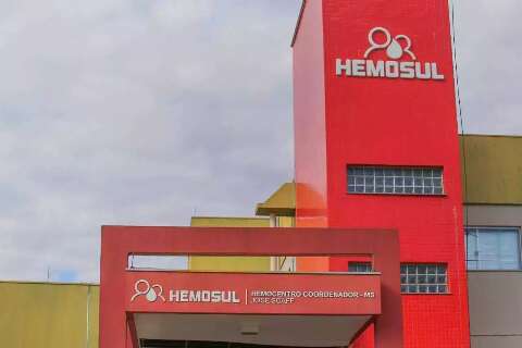 Com 33% do estoque, Hemosul pede que população doe sangue na Capital