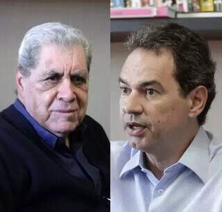 Ex-governador André Puccinelli e ex-prefeito Marquinhos Trad registraram candidatura (Foto Reprodução)