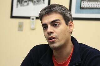 Tiago Mitraud é deputado federal e candidato a vice-presidente pelo partido Novo (Foto Alex Machado)