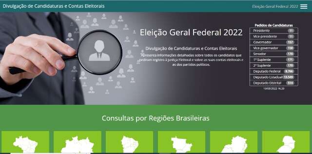 MS j&aacute; tem seis candidatos ao governo, seis ao Senado e 525 nomes para deputado