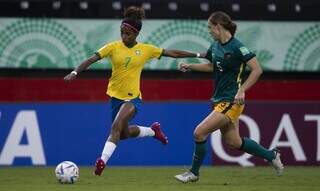 Gols da vitória do Brasil saíram dos pés de Priscila. (Foto: Agência Brasil) 