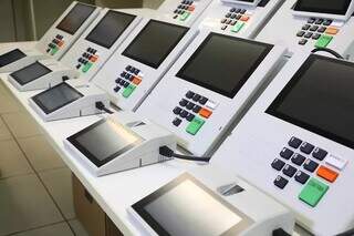 Novo modelo de urnas que serão usadas nestas eleições. (Foto: Abdias Pinheiro/Secom/TSE)