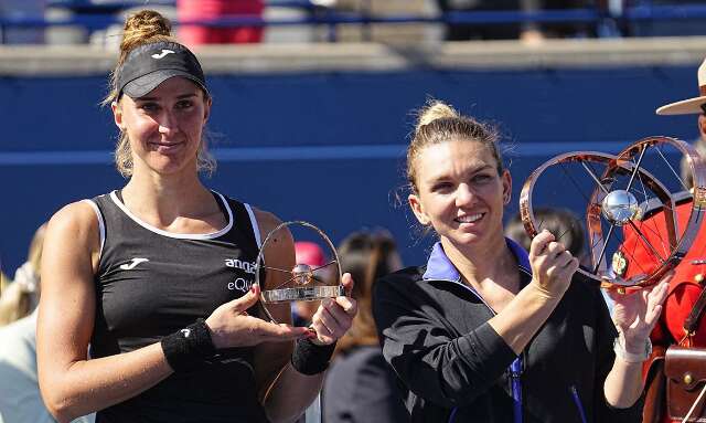 Bia Haddad perde para Halep e &eacute; vice no WTA 1000 de Toronto