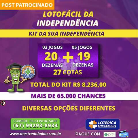 Lotofácil da Independência com valor recorde será sorteada neste sábado  (9); veja valor e como jogar - Negócios - Diário do Nordeste