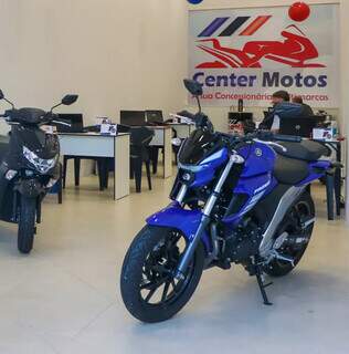 Center Motos está localizada no Shopping Estação, ao lado do Camelódromo (Foto: Paulo Francis)