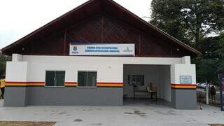 Fachada da nova base da Guarda Civil Metropolitana na região Bandeira, localizada na Rua Spipe Calarge (Foto: Divulgação)