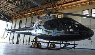 O helicóptero Esquilo AS350 B3, comprado para o DOF e que será apresentado hoje (Foto: Divulgação)