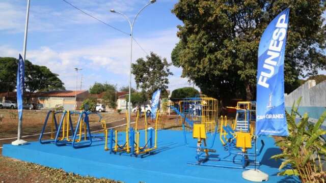 Parque Residencial Azal&eacute;ia ganha academia ao ar livre 