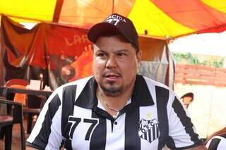 Torcedor e fundador da Torcida 77 do Operário em Campo Grande (Foto: Paulo Francis)