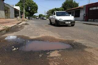 Trecho da Avenida Alto da Serra que passará por melhoria (Foto: Divulgação)