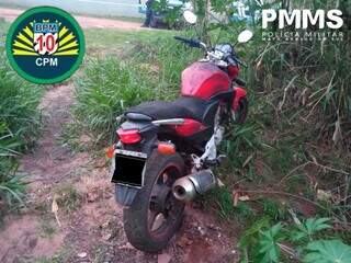 Moto usada por assassinos foi furtada na última segunda-feira (Foto: Divulgação/PMMS)