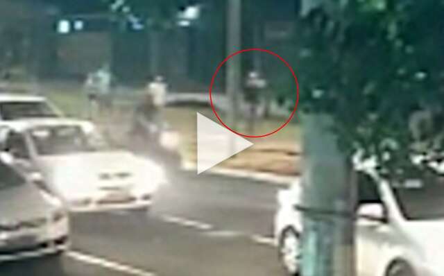 V&iacute;deo mostra homem atirando em moradores de rua na Avenida Afonso Pena