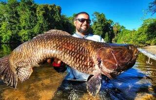 Pescador esportivo Eduardo Monteiro é o convidado especial. (Foto: Reprodução/Instagram)