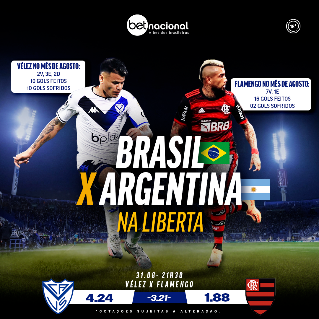 Flamengo x Velez - Aposta Grátis 10$