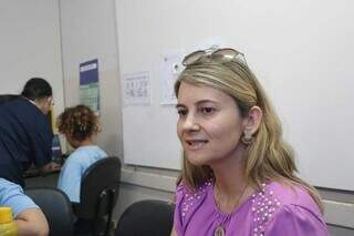 Andreia Barbosa Mateus, da Equipe técnica de atendimento educacional especializado (Foto: Paulo Francis)