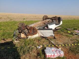 Wilmar Luís Petry morreu após picape capotar em rodovia (Foto: Leia MT)