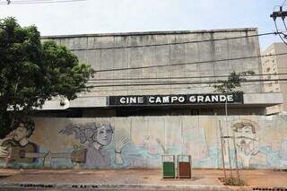 Antigo Cine Campo Grande irá se transformar em teatro multiconfiguracional. (Foto: Paulo Francis)