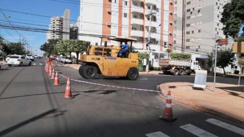 Obras do &quot;Reviva&quot; interditam trecho da Ant&ocirc;nio Maria Coelho nesta 3&ordf; feira 
