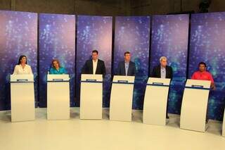 Primeiro debate entre candidatos ao governo de MS ocorre esta noite. (Foto: Alex Machado)