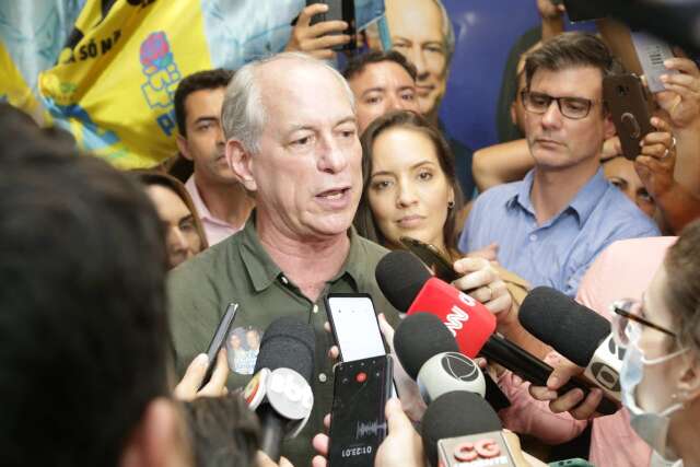 Em passagem r&aacute;pida pela Capital, Ciro garante que vai chegar ao 2&deg; turno
