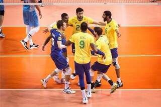 Seleção de vôlei conquistou a medalha de bronze neste domingo. (Foto: Divulgação/VolleyballWorld)