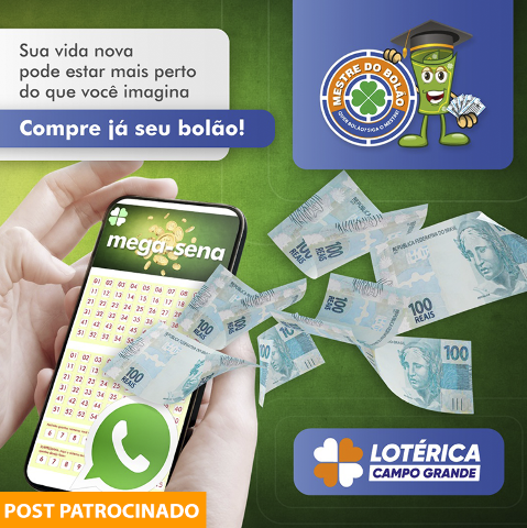 Mestre do Bolão vende bolões oficiais da Caixa pelo WhatsApp para todo País