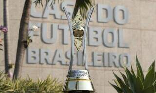 Taça do Campeonato Brasileiro de Futebol Feminino deste ano. (Foto: Thais Magalhães/CBF)