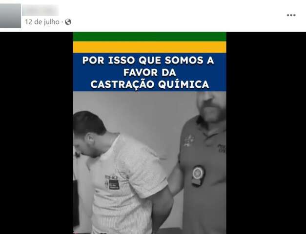 Treinador acusado de ass&eacute;dios defende castra&ccedil;&atilde;o qu&iacute;mica em rede social